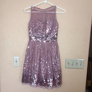 Purple/pink, blush color homecoming/formal dress